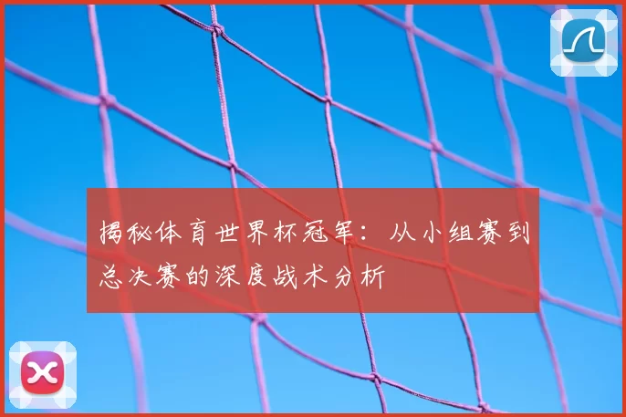 揭秘体育世界杯冠军:从小组赛到总决赛的深度战术分析
