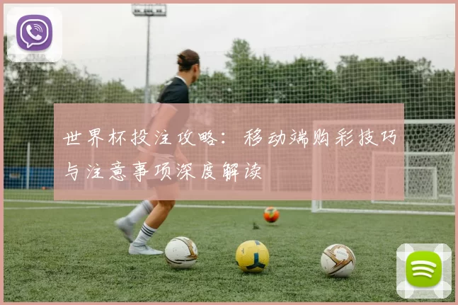 世界杯投注攻略:移动端购彩技巧与注意事项深度解读